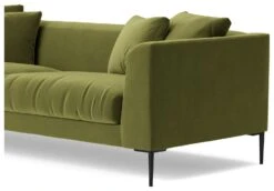 Swoon Alena Velvet 3 Seater Sofa - Fern Green -Chic Household Items 1999206 R Z004A