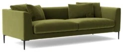 Swoon Alena Velvet 3 Seater Sofa - Fern Green -Chic Household Items 1999206 R Z006A