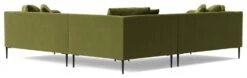 Swoon Alena Velvet 5 Seater Corner Sofa - Fern Green -Chic Household Items 1999471 R Z005A