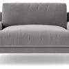 Swoon Almera Velvet Cuddle Chair - Silver Grey