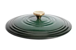 Habitat 4 Litre Cast Iron Casserole Dish - Green -Chic Household Items 2003342 R Z003A