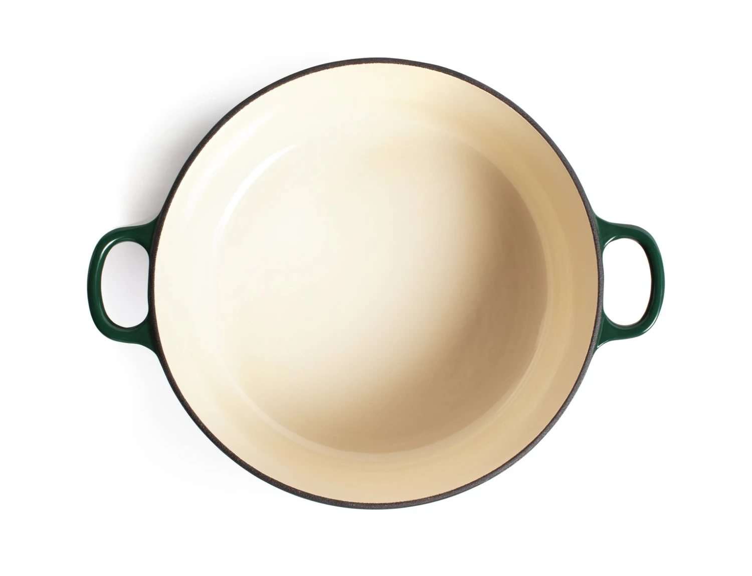 Habitat 5.3 Litre Cast Iron Casserole Dish - Green 3 Habitat 5.3 Litre Cast Iron Casserole Dish - Green - Image 3