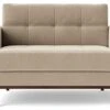 Swoon Berlin Velvet Cuddle Chair - Taupe