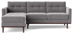 Swoon Berlin Velvet Left Hand Corner Sofa - Silver Grey 12 Swoon Berlin Velvet Left Hand Corner Sofa - Silver Grey -Chic Household Items 2004949 R Z002A