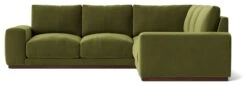 Swoon Denver Velvet 5 Seater Corner Sofa - Fern Green 11 Swoon Denver Velvet 5 Seater Corner Sofa - Fern Green -Chic Household Items 2005670 R Z003A