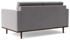 Swoon Berlin Velvet 2 Seater Sofa - Silver Grey -Chic Household Items 2006088 R Z005A