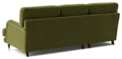 Swoon Charlbury Velvet Right Hand Corner Sofa - Fern Green -Chic Household Items 2006277 R Z004A