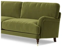 Swoon Charlbury Velvet 3 Seater Sofa - Fern Green 13 Swoon Charlbury Velvet 3 Seater Sofa - Fern Green -Chic Household Items 2006473 R Z004A