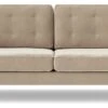 Swoon Porto Velvet 3 Seater Sofa - Taupe