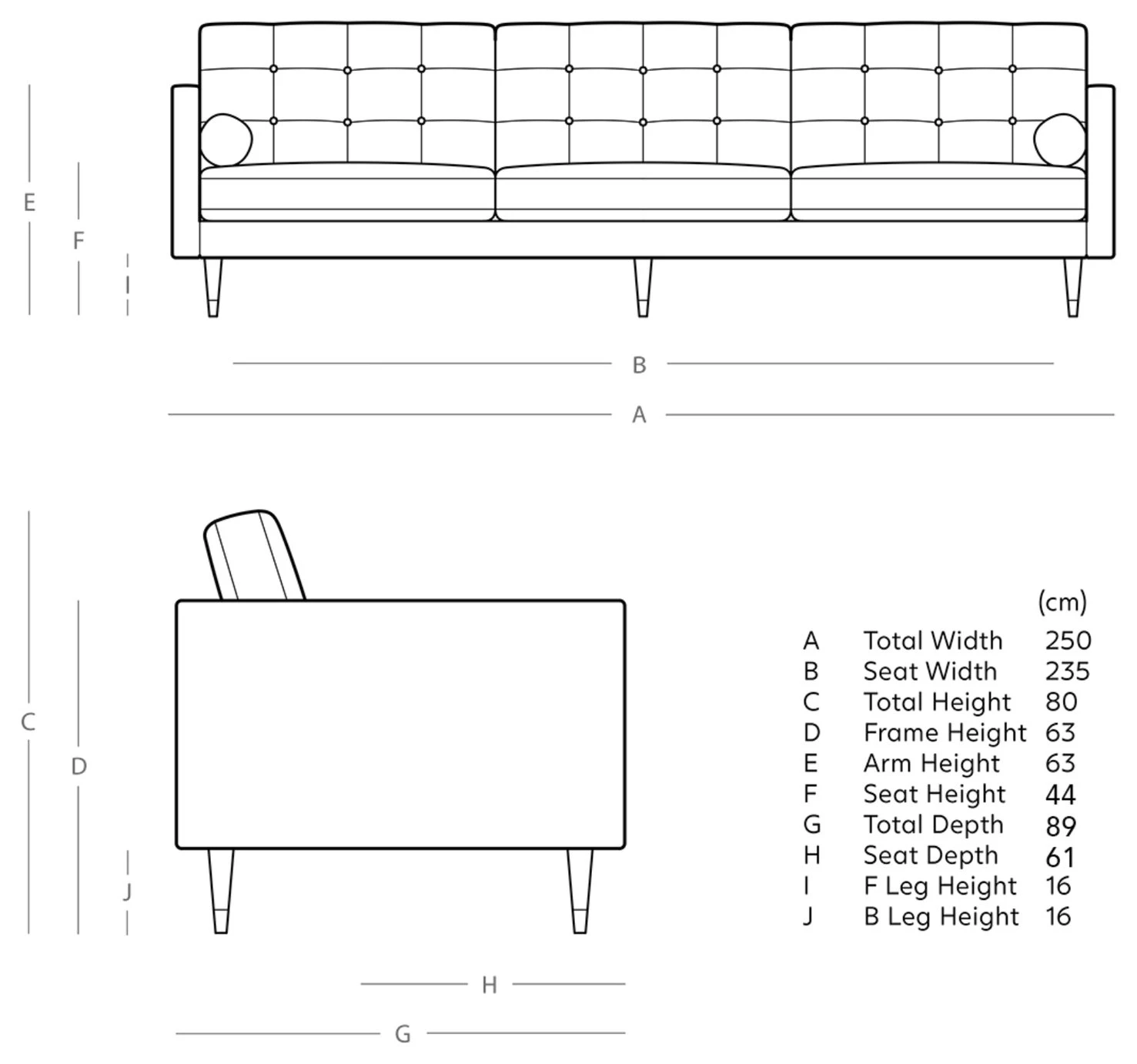 Swoon Porto Velvet 4 Seater Sofa - Taupe 4 Swoon Porto Velvet 4 Seater Sofa - Taupe - Image 4