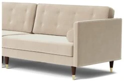 Swoon Porto Velvet 4 Seater Sofa - Taupe 13 Swoon Porto Velvet 4 Seater Sofa - Taupe -Chic Household Items 2008158 R Z004A