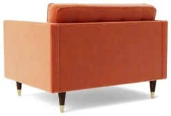 Swoon Porto Velvet Cuddle Chair - Burnt Orange 12 Swoon Porto Velvet Cuddle Chair - Burnt Orange -Chic Household Items 2011798 R Z004A