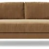 Swoon Rieti Velvet 2 Seater Sofa - Biscuit