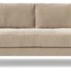 Swoon Rieti Velvet 3 Seater Sofa - Taupe