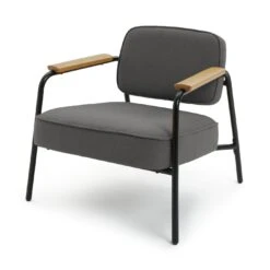 Habitat Jesper Fabric Accent Chair - Grey -Chic Household Items 2016504 R Z002A