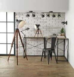 Habitat Loft Living Tripod Table Lamp - Grey -Chic Household Items 2017596 R Z004C