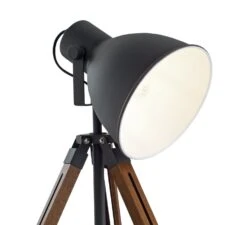 Habitat Loft Living Tripod Table Lamp - Grey -Chic Household Items 2017596 R Z005A