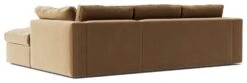Swoon Seattle Velvet Right Hand Corner Sofa - Biscuit -Chic Household Items 2017606 R Z005A
