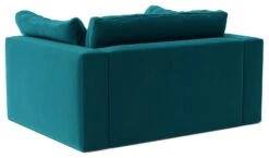 Swoon Seattle Velvet Cuddle Chair - Kingfisher Blue -Chic Household Items 2017981 R Z004A