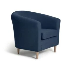 Habitat Fabric Tub Chair - Navy -Chic Household Items 2018708 R Z004A