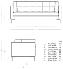 Swoon Landau Velvet 2 Seater Sofa - Fern Green -Chic Household Items 2022732 R E001