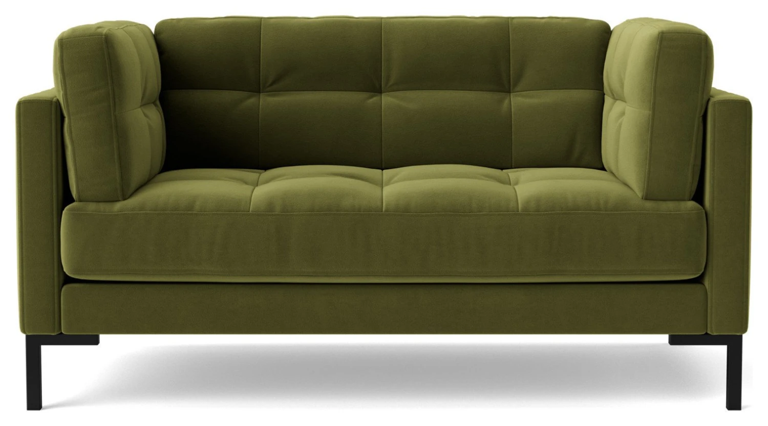Swoon Landau Velvet Cuddle Chair - Fern Green 1 Swoon Landau Velvet Cuddle Chair - Fern Green