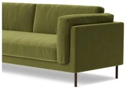 Swoon Munich Velvet 3 Seater Sofa - Fern Green -Chic Household Items 2026439 R Z004A