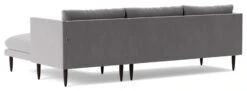 Swoon Luna Velvet Right Hand Corner Sofa - Silver Grey 12 Swoon Luna Velvet Right Hand Corner Sofa - Silver Grey -Chic Household Items 2028705 R Z004A