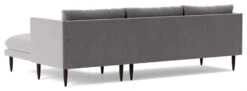 Swoon Luna Velvet Right Hand Corner Sofa - Silver Grey 13 Swoon Luna Velvet Right Hand Corner Sofa - Silver Grey -Chic Household Items 2028705 R Z005A