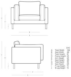 Swoon Munich Velvet Armchair - Fern Green -Chic Household Items 2029591 R E001