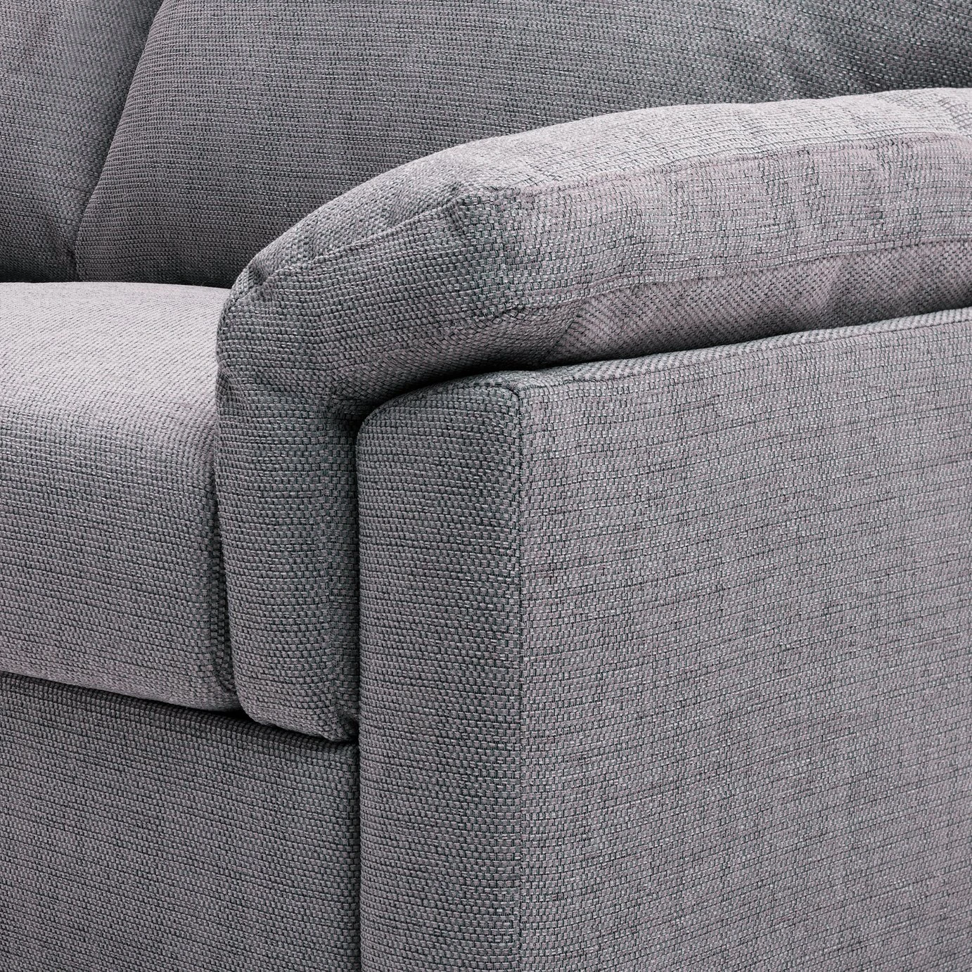 Habitat Florence Fabric 3 Seater Sofa - Grey 7 Habitat Florence Fabric 3 Seater Sofa - Grey - Image 7