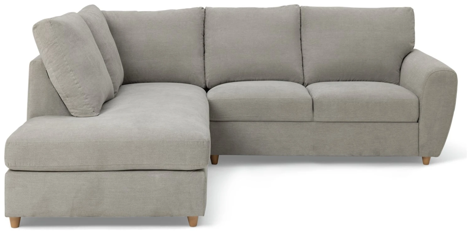 Habitat Ashford Fabric Left Corner Chaise Sofa - Grey 5 Habitat Ashford Fabric Left Corner Chaise Sofa - Grey - Image 5