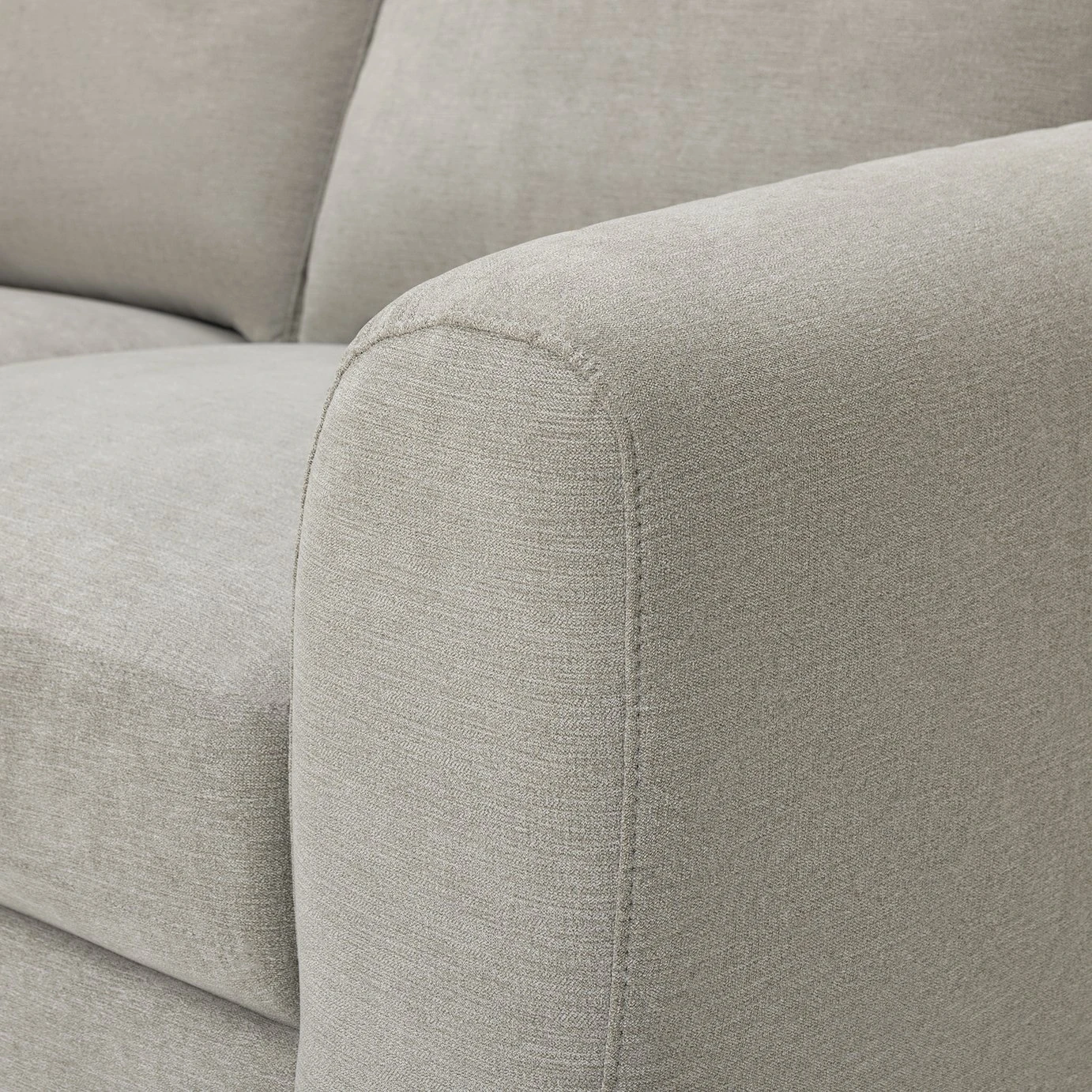 Habitat Ashford Fabric Left Corner Chaise Sofa - Grey 8 Habitat Ashford Fabric Left Corner Chaise Sofa - Grey - Image 8
