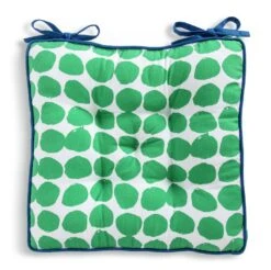 Habitat Abstract Pack Of 2 Seat Cushion - Green -Chic Household Items 2066121 R Z003A