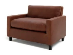 Habitat Chester Leather Cuddle Chair - Tan -Chic Household Items 2067807 R Z002A