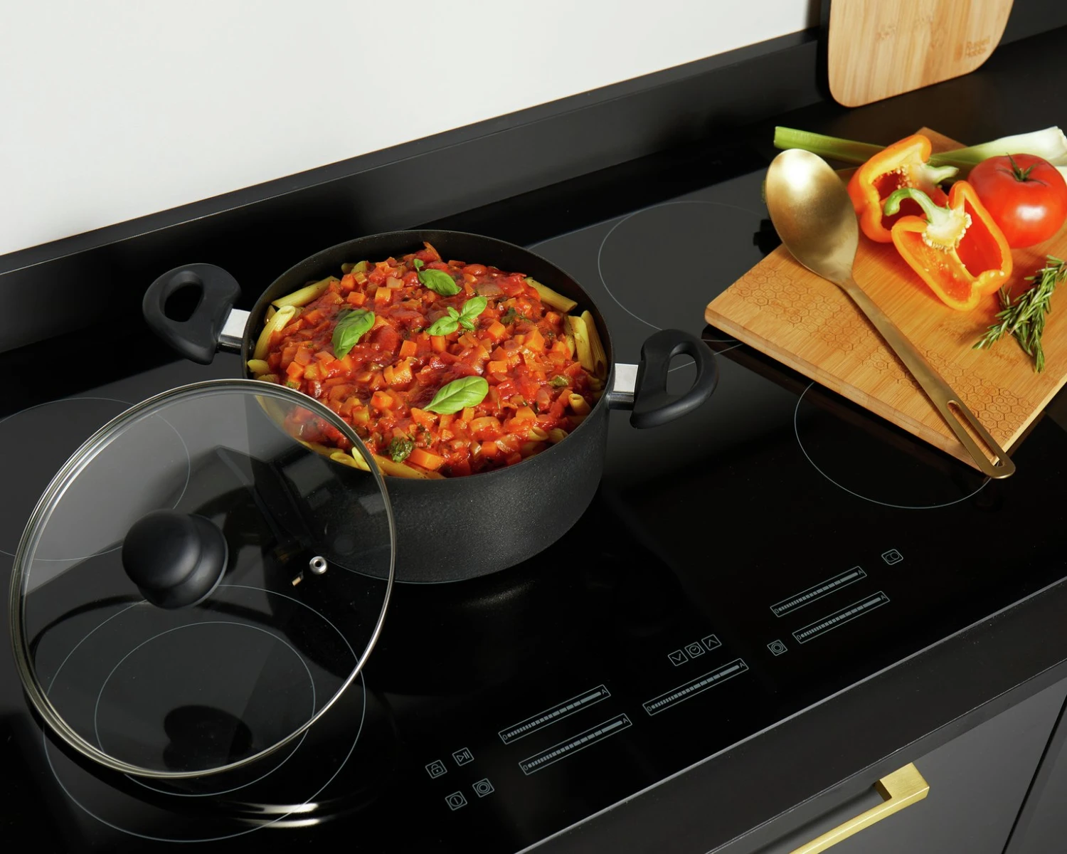 Russell Hobbs 24cm Diamond Stone Aluminium Stock Pot 2 Russell Hobbs 24cm Diamond Stone Aluminium Stock Pot - Image 2