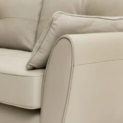 Habitat Isla 3 Seater Leather Sofa - Grey 22 Habitat Isla 3 Seater Leather Sofa - Grey -Chic Household Items 2204749 R Z007A