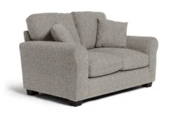 Habitat Lisbon Fabric 2 Seater Sofa - Grey -Chic Household Items 2255949 R Z004A