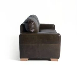 Habitat Eton Leather 3 Seater Sofa - Chocolate -Chic Household Items 2271813 R Z004A