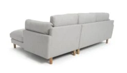 Habitat Salome Fabric Right Hand Corner Chaise Sofa - Grey -Chic Household Items 2654344 R Z004A