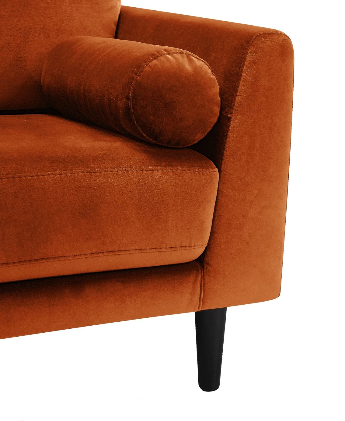 Habitat Jacob Fabric Cuddle Chair - Orange 7 Habitat Jacob Fabric Cuddle Chair - Orange - Image 7