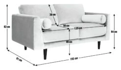 Habitat Jacob Fabric 3 Seater Sofa - Orange -Chic Household Items 2910246 R E001