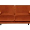 Habitat Jacob Fabric 3 Seater Sofa - Orange