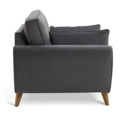 Habitat Iris Fabric Armchair - Grey 12 Habitat Iris Fabric Armchair - Grey -Chic Household Items 2910600 R Z004A