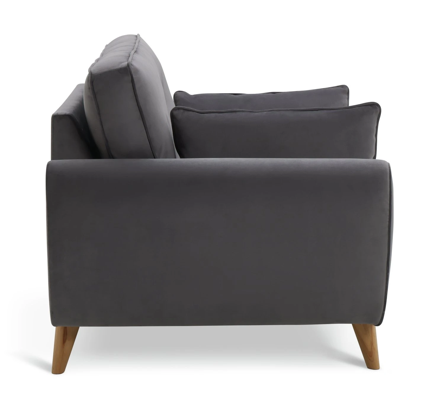 Habitat Iris Fabric Armchair - Grey 5 Habitat Iris Fabric Armchair - Grey - Image 5