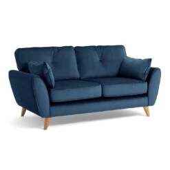Habitat Iris Fabric 2 Seater Sofa - Navy -Chic Household Items 2910686 R Z002A