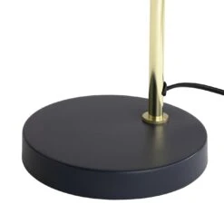 Habitat Minah Iron LED Table Lamp - Black & Brass -Chic Household Items 2990297 R Z004A