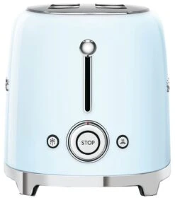 Smeg TSF02PBUK 50's Style Retro 4 Slice Toaster - Blue -Chic Household Items 3033270 R Z005A