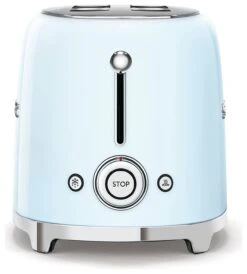 Smeg TSF01PBUK 50's Style Retro 2 Slice Toaster - Blue -Chic Household Items 3033373 R Z003A