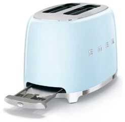 Smeg TSF01PBUK 50's Style Retro 2 Slice Toaster - Blue -Chic Household Items 3033373 R Z004A
